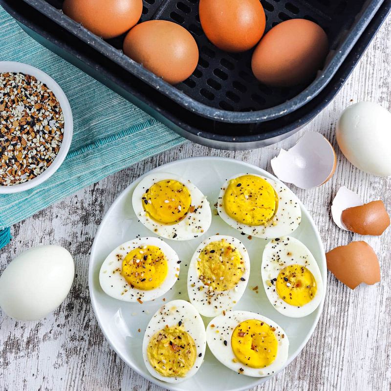 Air Fryer Hard-Boiled Eggs