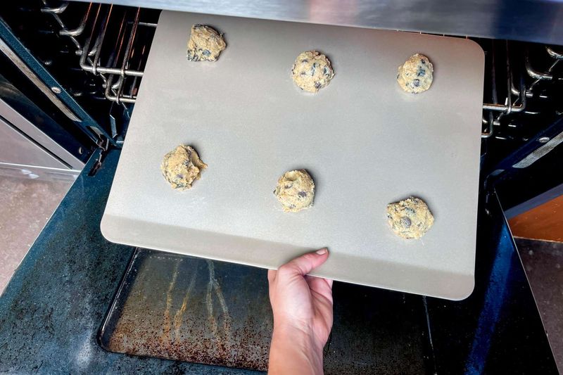 Angled Edge Non-Stick Cookie Sheets