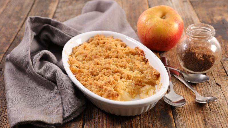 Apple Crumb Pie
