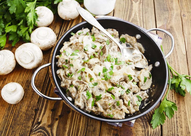Beef Stroganoff