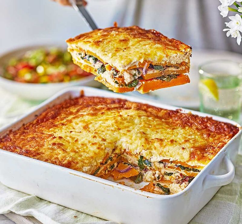 Butternut Squash & Spinach Lasagna