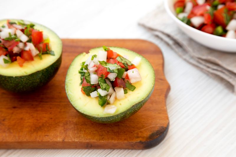 Caprese Stuffed Avocados