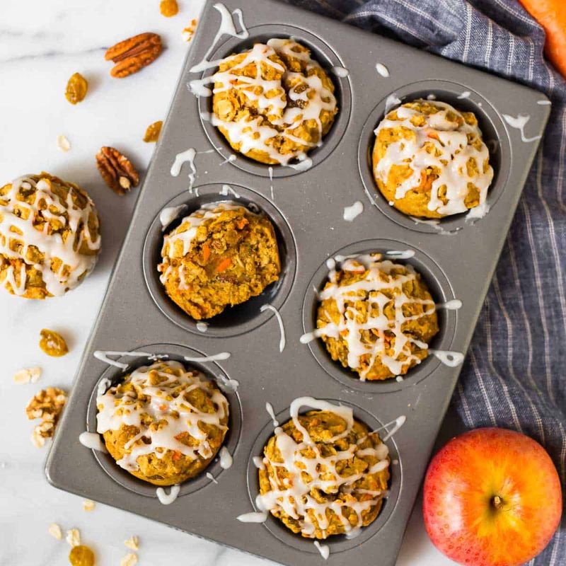 Carrot Apple Muffins