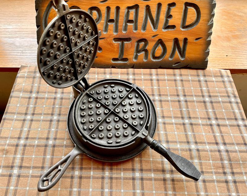 Cast Iron Waffle Irons & Pans