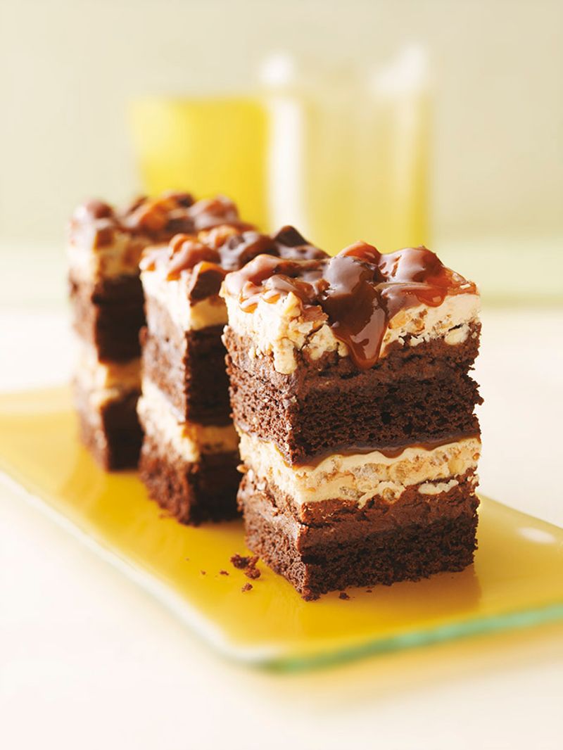 Chocolate Peanut Butter Stack Cake