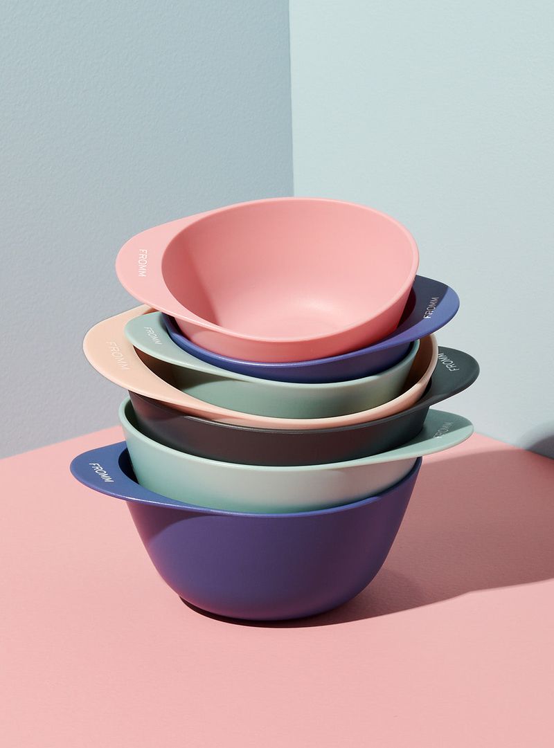 Colored Mixing Bowls Set
