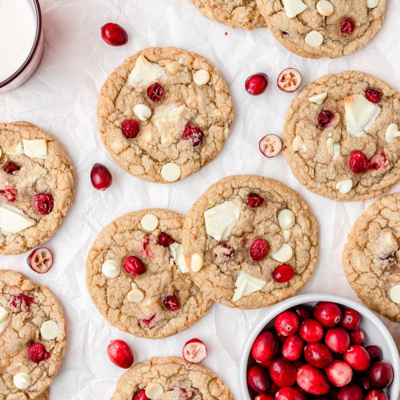 Cranberry White Chocolate Cookies