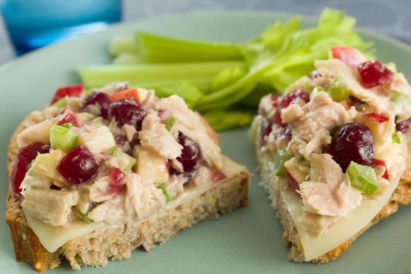 Crispy Apple Tuna Melts