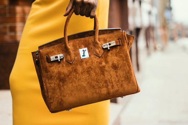 Croc-Embossed Statement Satchel