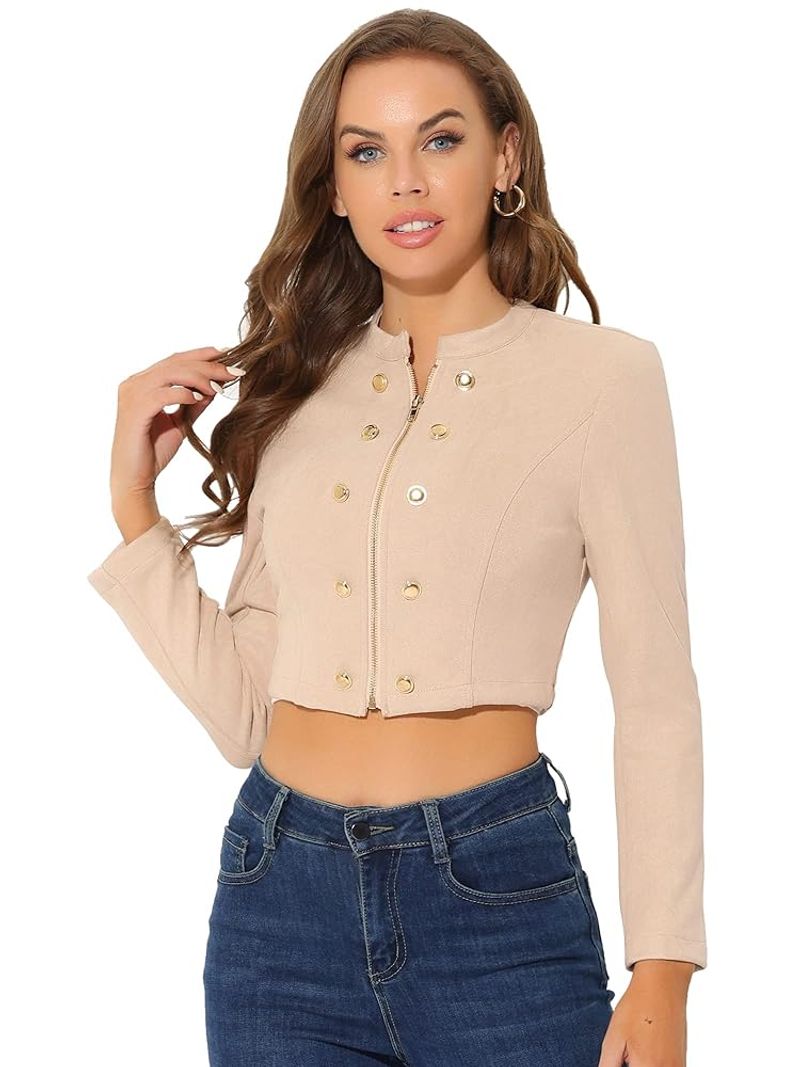 Cropped Jacket Adds Youthful Edge