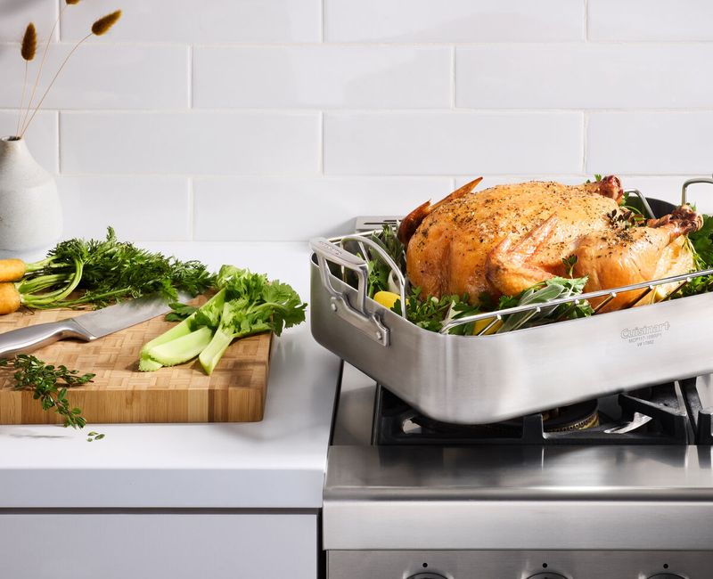 Cuisinart MultiClad Pro 16-Inch Stainless Steel Roasting Pan