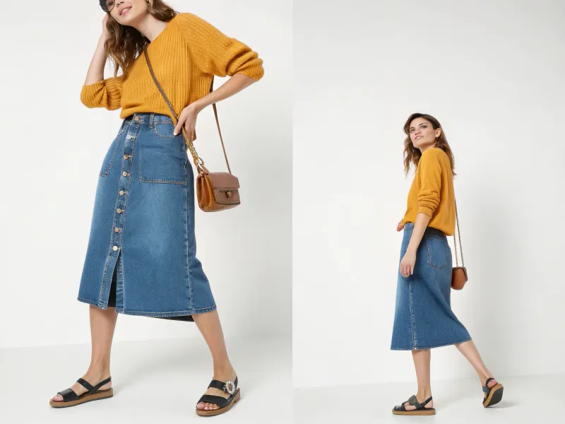 Denim Skirt Revival