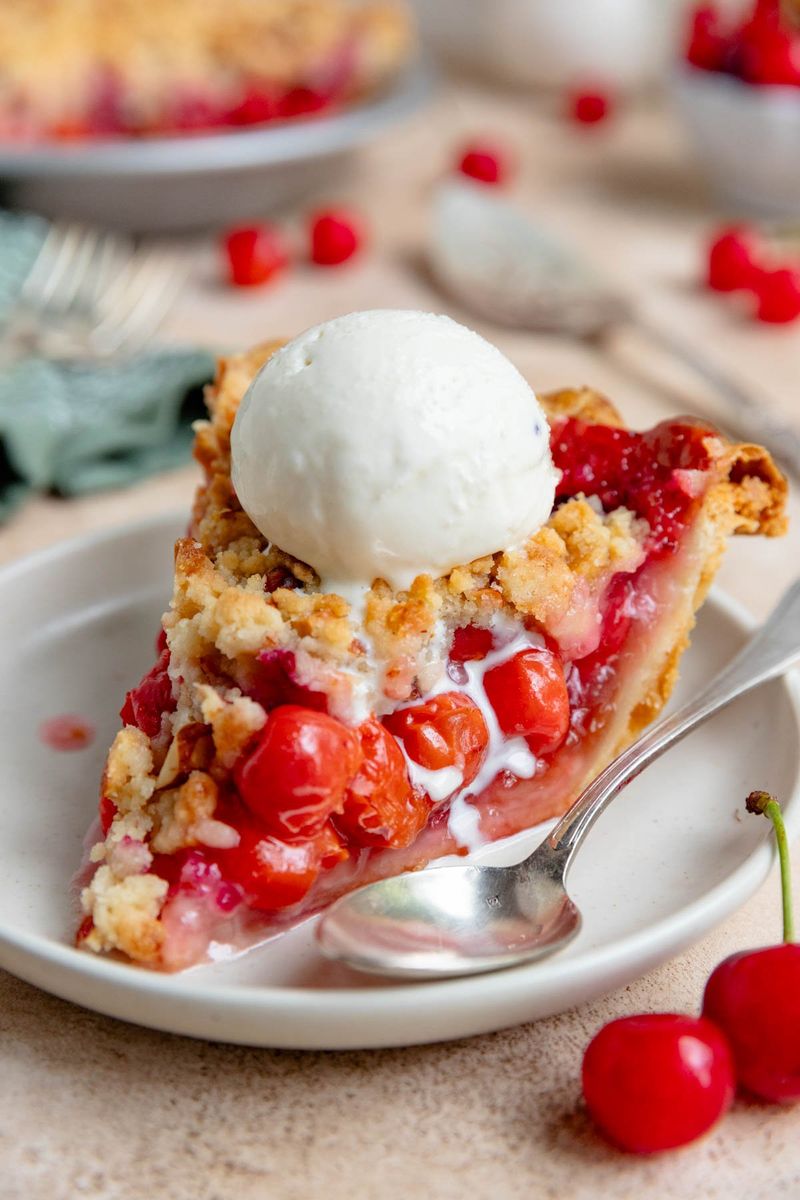 Double Cherry Pie with Sweet and Sour Varieties
