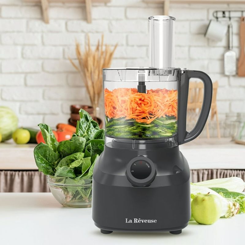 Food Processor with Grating Attachment