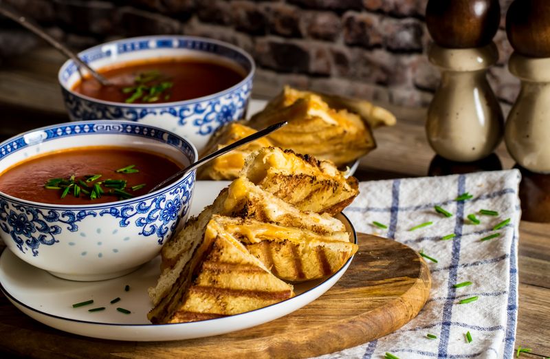 Grilled Cheese & Tomato Soup