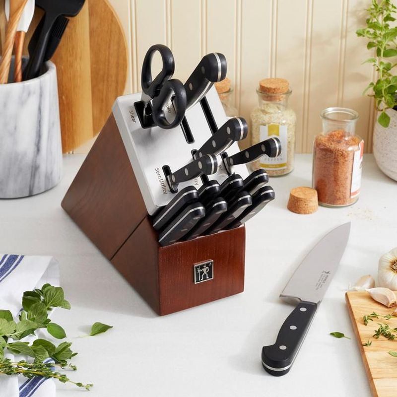 High-Quality Chef's Knife Set + Good Knife Sharpener