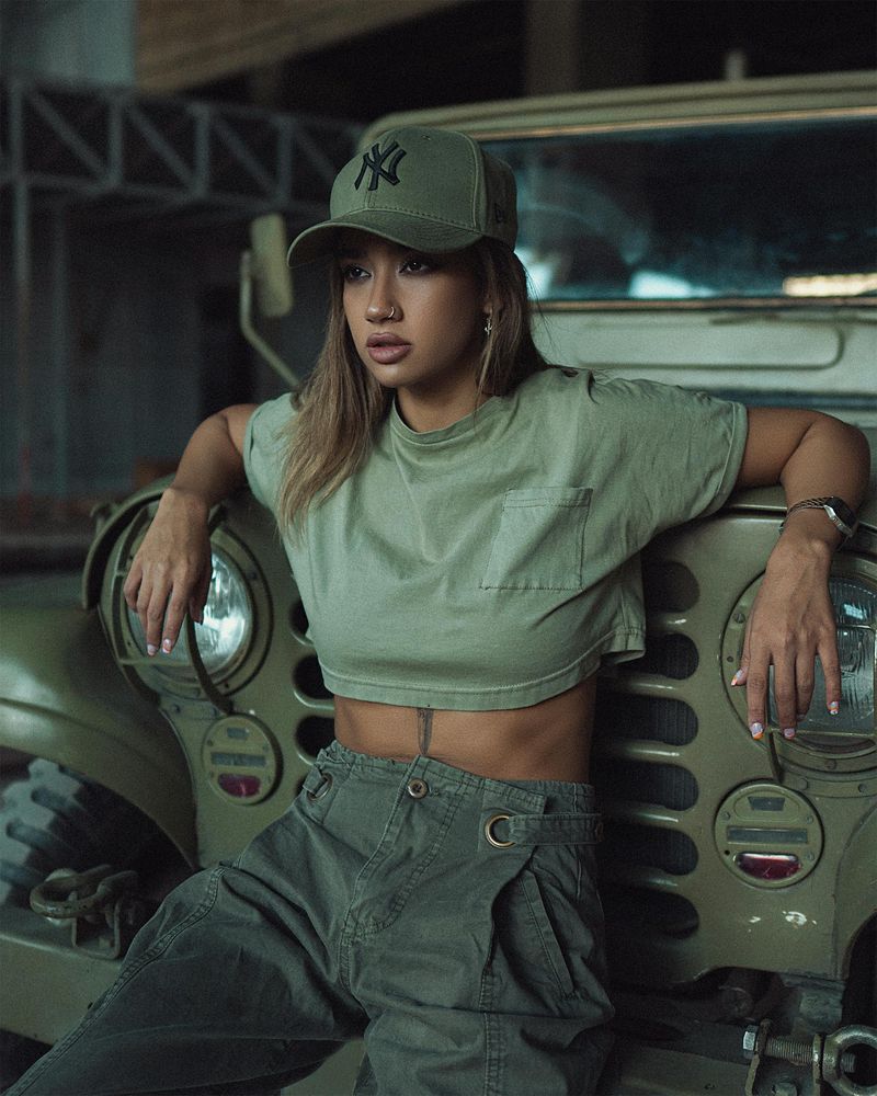 Khaki Green: Military Precision Meets Earthy Appeal