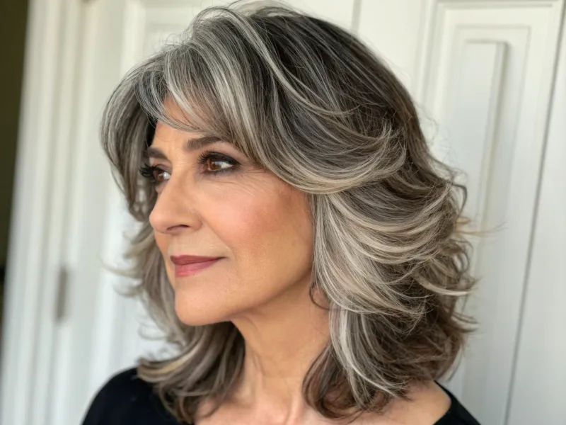Layered Shoulder-Length Cut