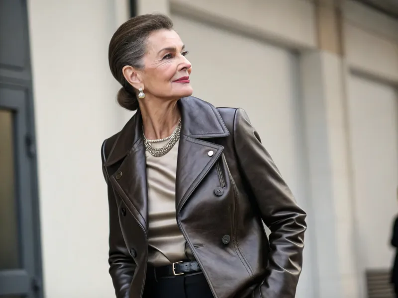 Leather Looks Luxe at Any Age