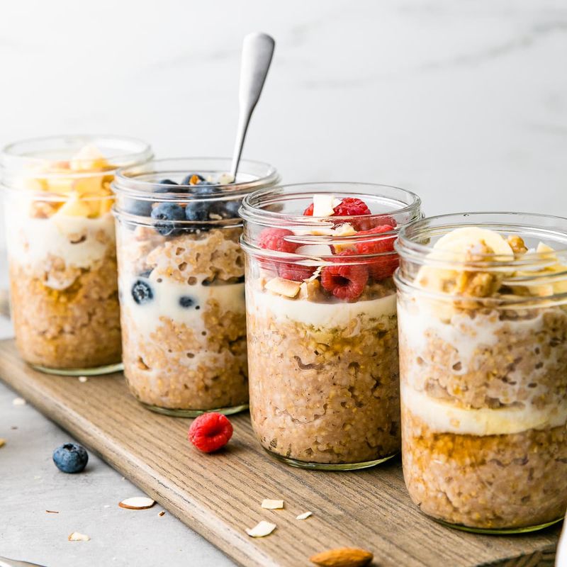 Mason Jar Overnight Oats