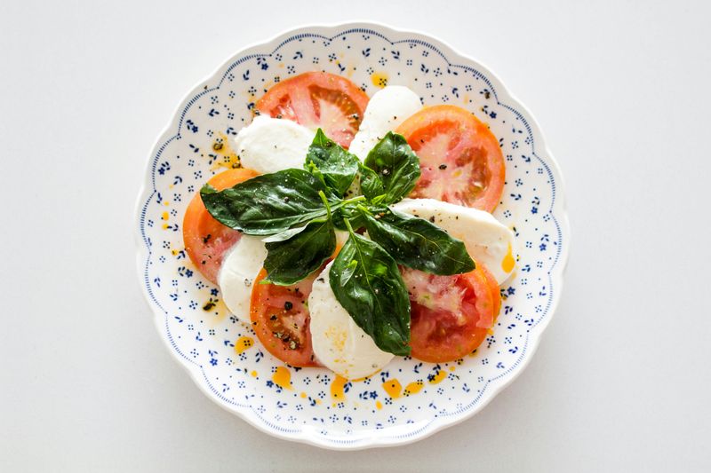 Mozzarella and Tomato Stack