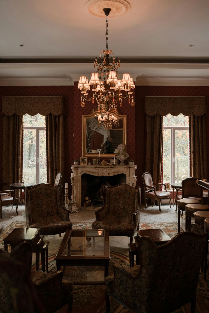 Ornate Chandeliers in Low Ceilings