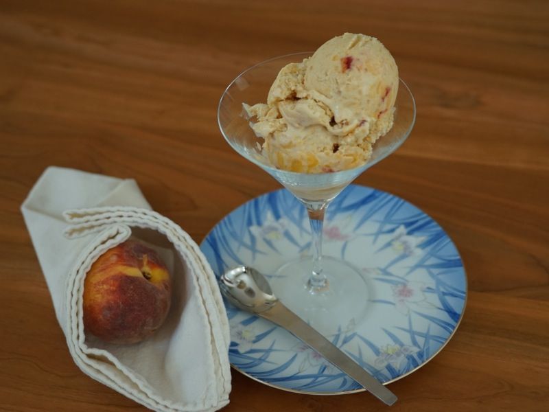 Palisade Peach Ice Cream