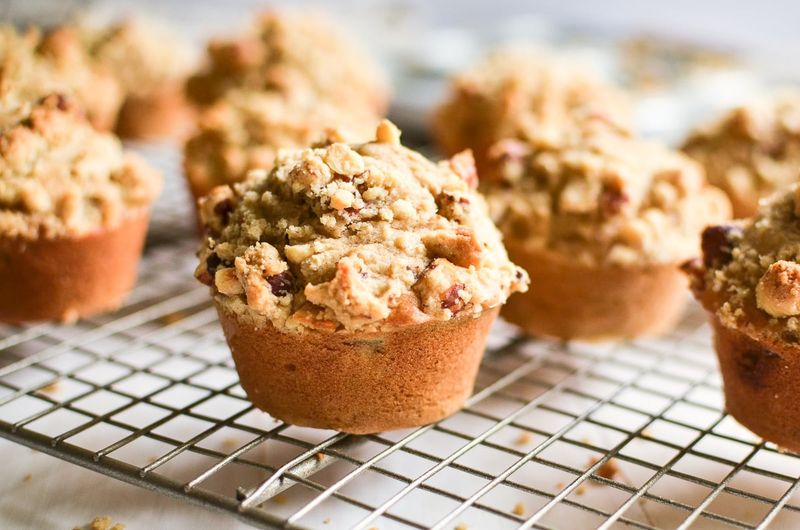 Pear and Walnut Muffins