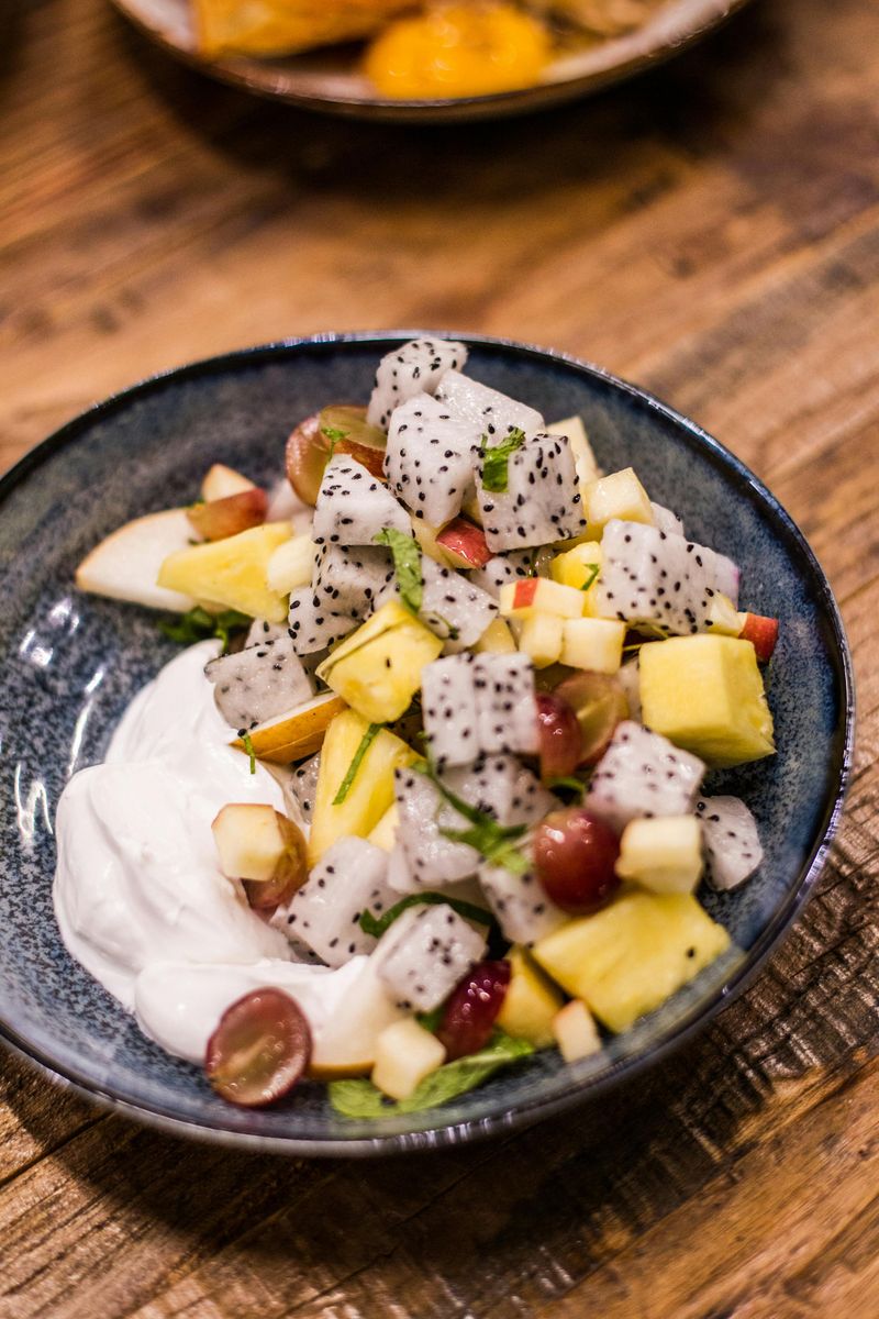 Pineapple and Cottage Cheese Bowl