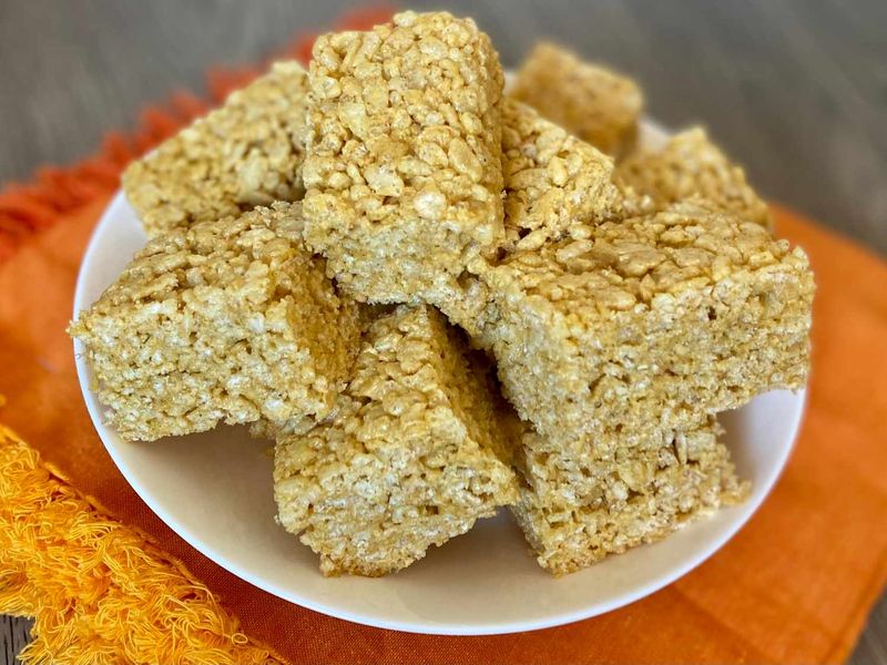 Pumpkin Spice Rice Krispie Treats