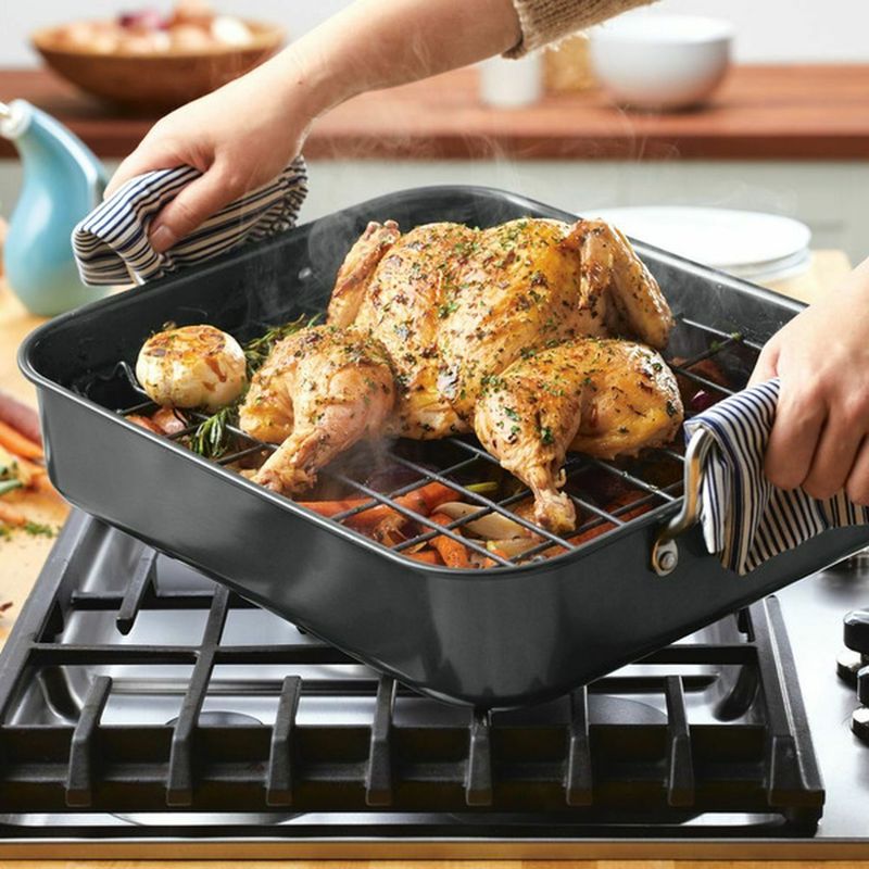 Rachael Ray Dual-Height / Reversible Rack Roaster