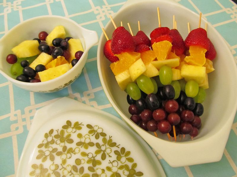 Rainbow Fruit Skewers