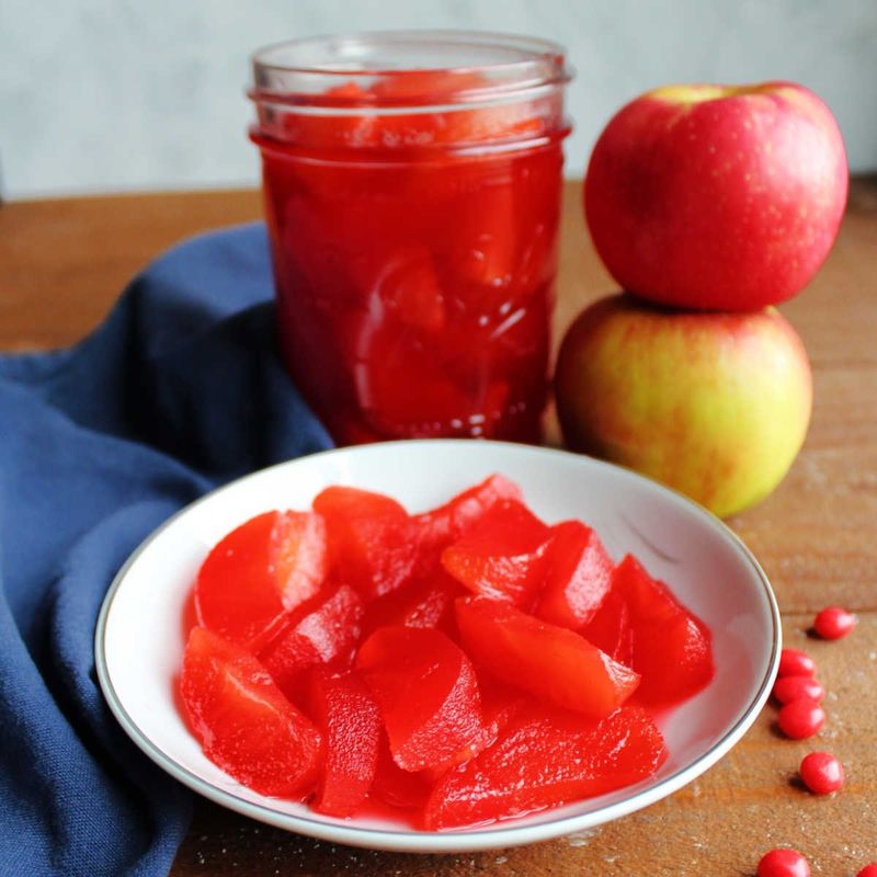 Red Hots Candied Apples
