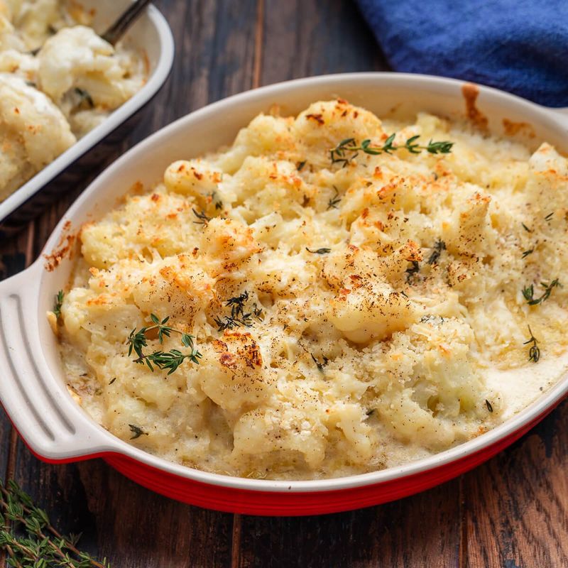 Roasted Cauliflower Gratin