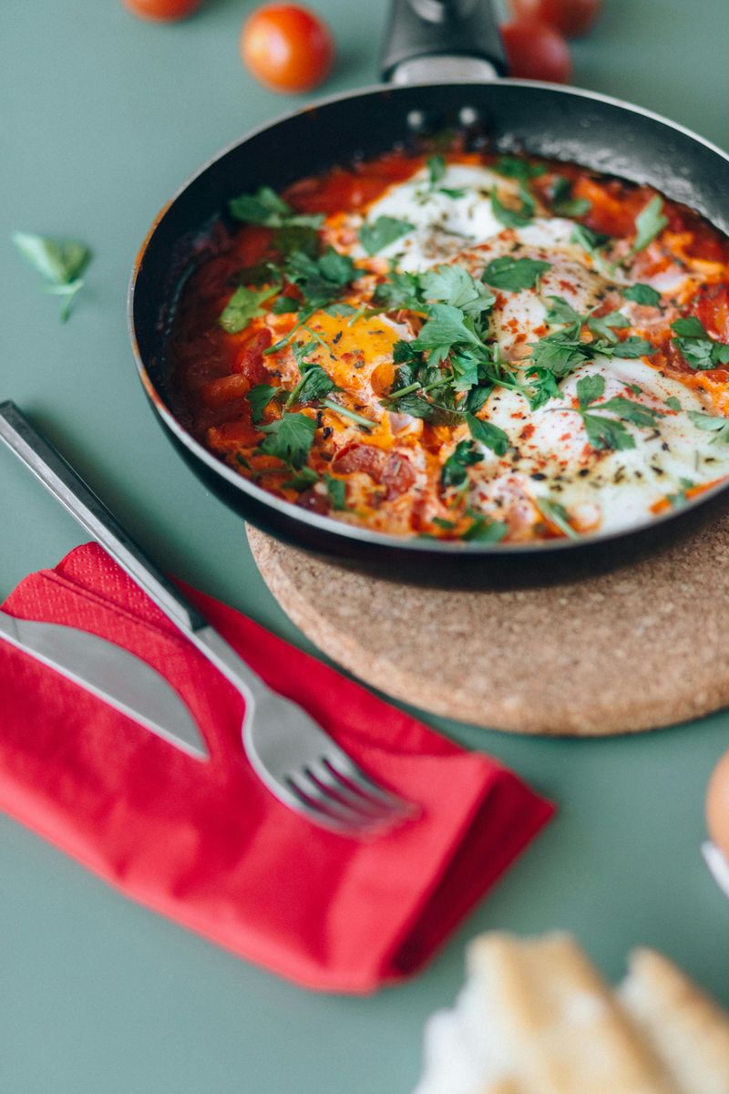 Shakshuka (Eggs in Spiced Tomato Sauce)