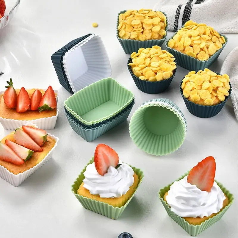 Silicone Cupcake Liners as Dividers