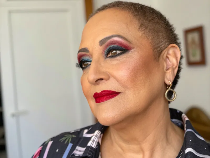 Sticking With Heavy Makeup