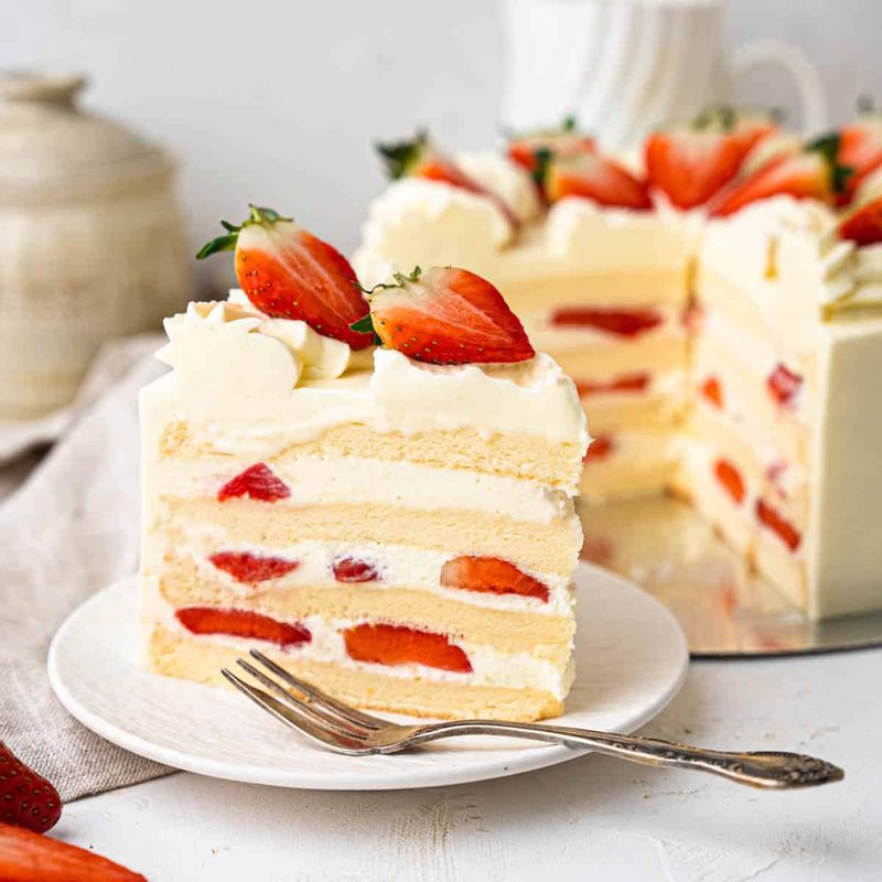 Strawberry Shortcake Cake