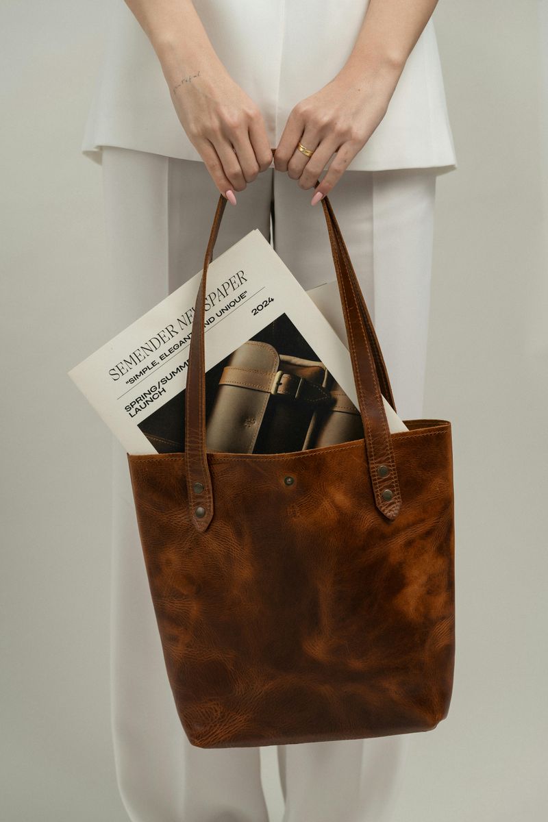 Structured Logo Tote