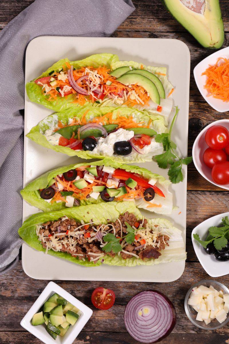 Turkey and Cranberry Lettuce Wraps