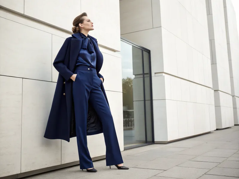 With a Monochrome Outfit Head-to-Toe