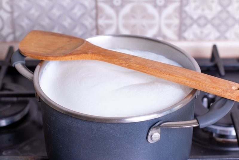 Wooden Spoon Boil-Over Prevention