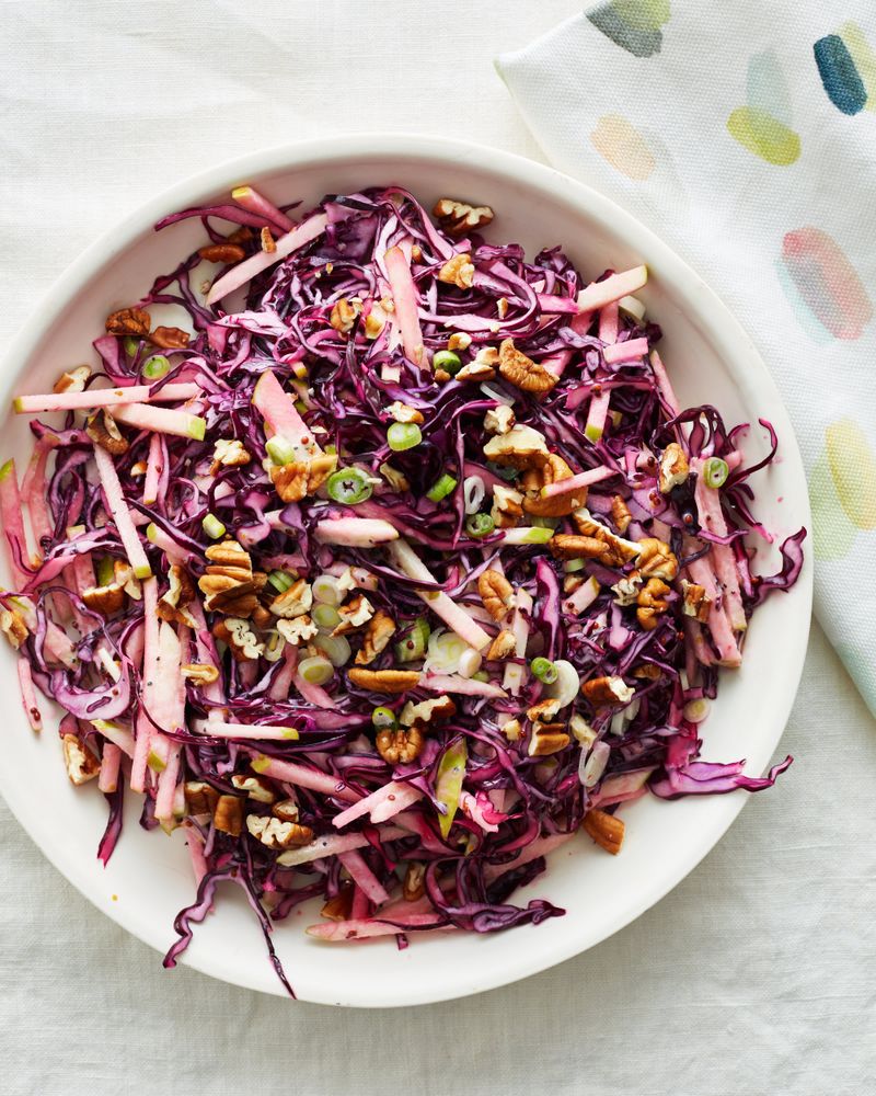 Zesty Apple Slaw with Honey-Lime Dressing