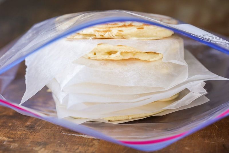 Ziplock Pancake Storage