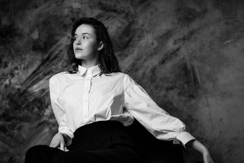 A Crisp White Button-Down