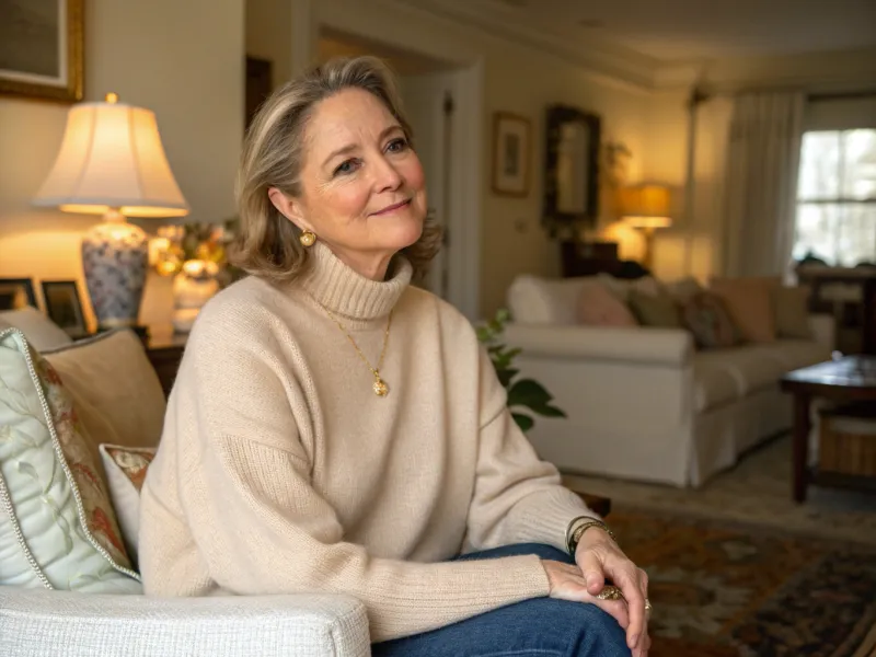 A Neutral Cashmere Sweater