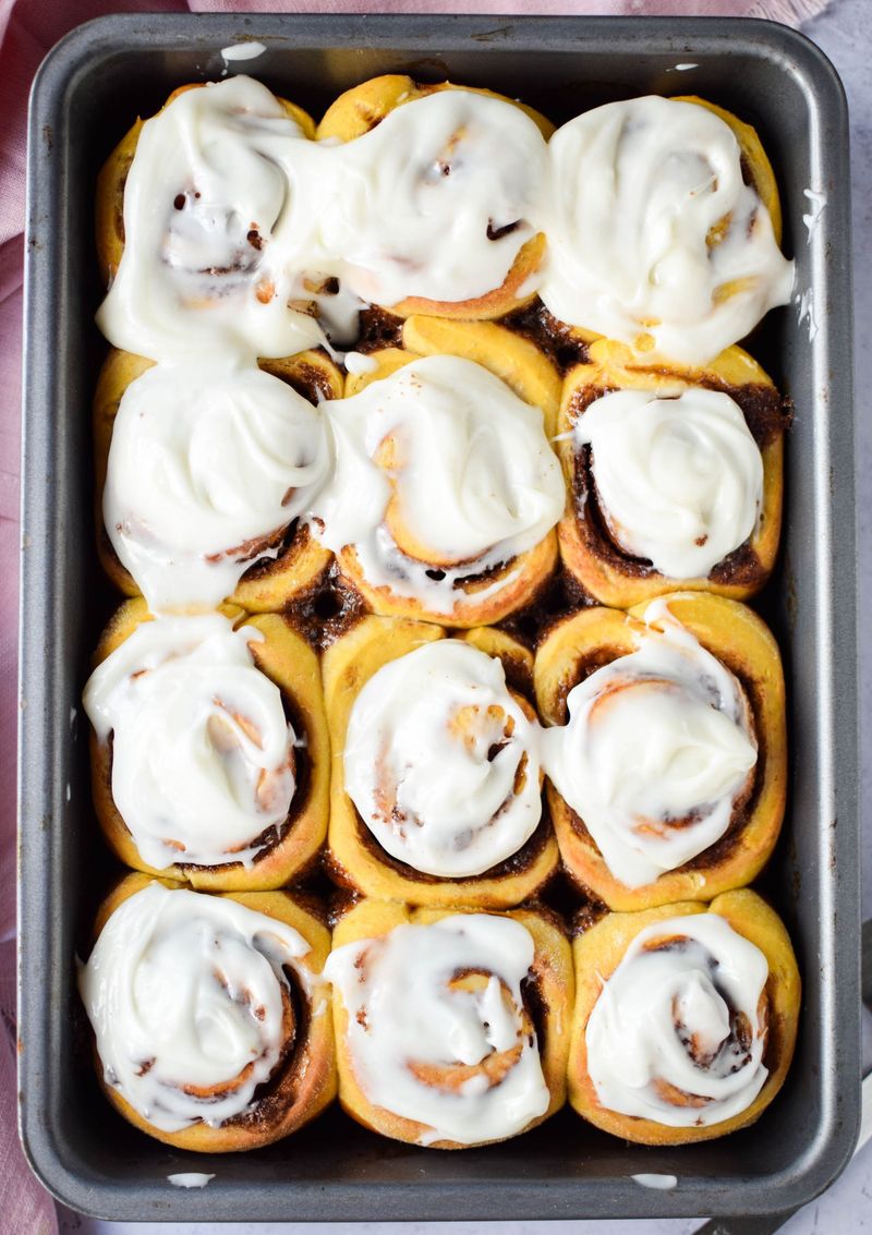 Back to Eden Bakery Pumpkin Spice Cinnamon Rolls