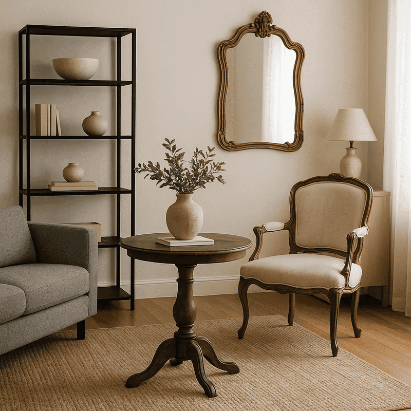 Balance Shapes and Lines by Pairing Curves with Straight Edges