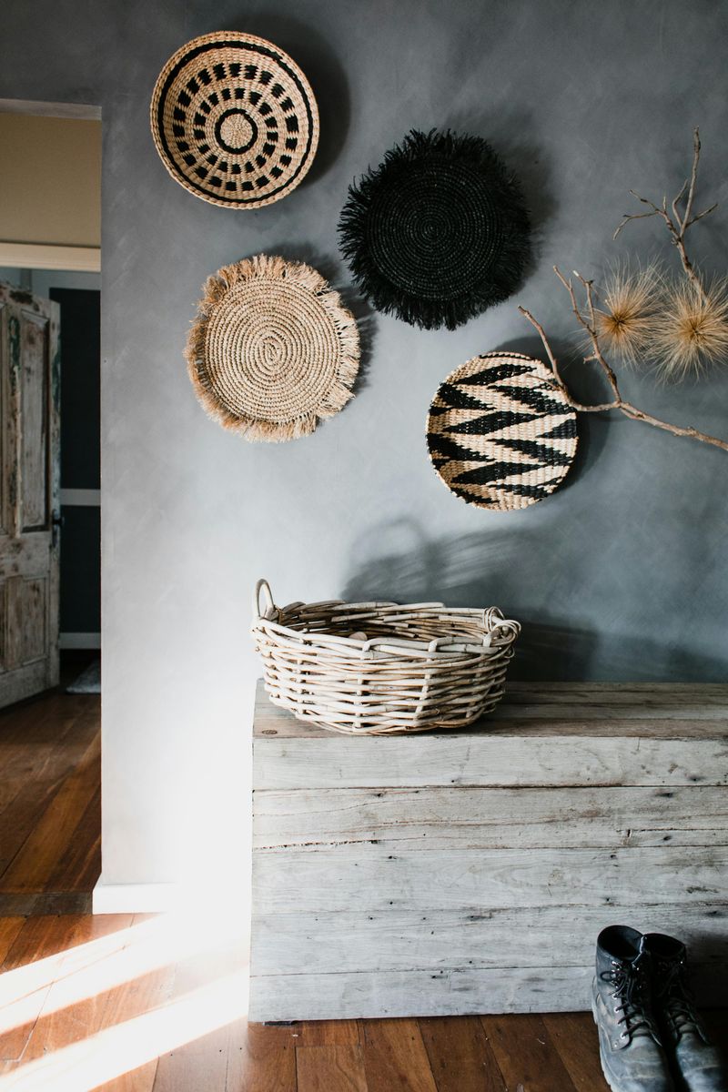 Basket Wall Art Installation