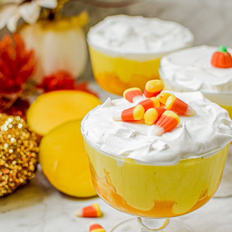 Candy-Corn Fruit Parfaits